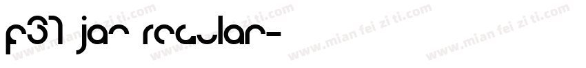 F37 Jan Regular字体转换